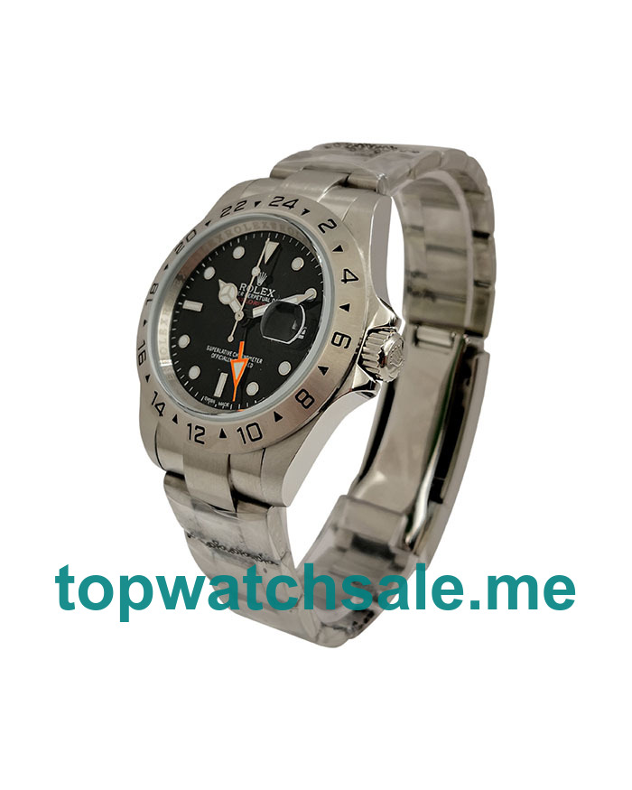 UK Black Dials Steel Rolex Explorer II 216570 Replica Watches