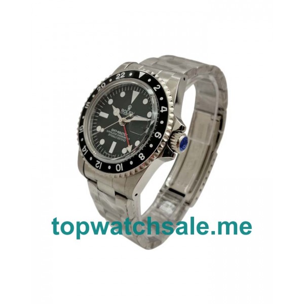 UK Black Dials Steel Rolex GMT-Master 16750 Replica Watches