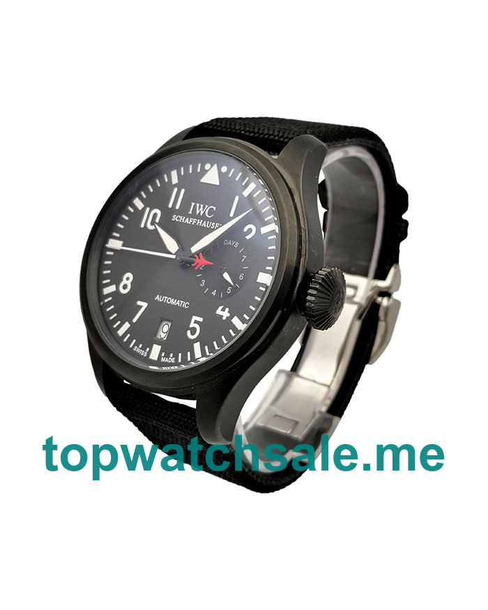 UK Black Dials Black Ceramic IWC Pilots IW501901 Replica Watches