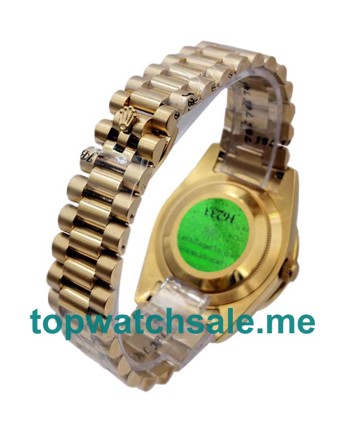 UK Champagne Dials Gold Rolex Day-Date II 218348 Replica Watches