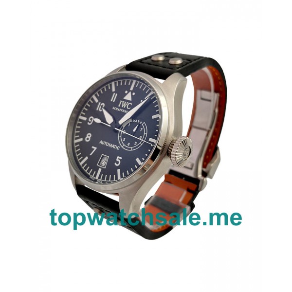 Polished Stainless Steel IWC Pilots IW500201 Replica Watches UK For Men