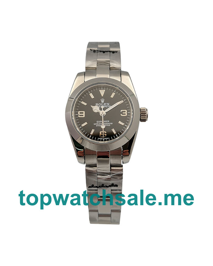 UK Black Dials Steel Rolex Explorer 67180 Replica Watches