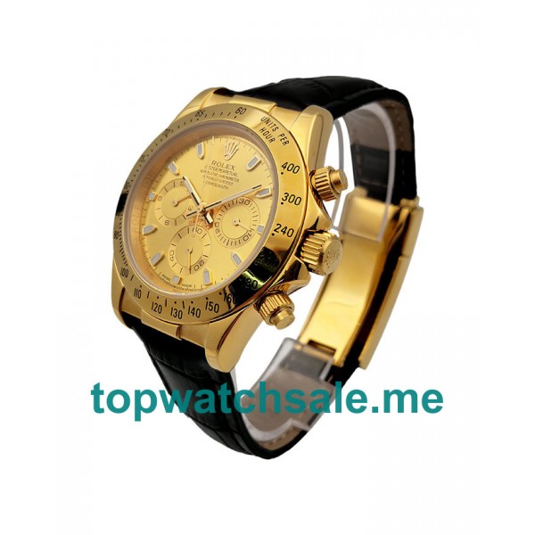 UK Champagne Dials Gold Rolex Daytona 116518 Replica Watches