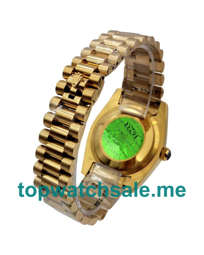 UK Champagne Dials Gold Rolex Day-Date 1803 Replica Watches