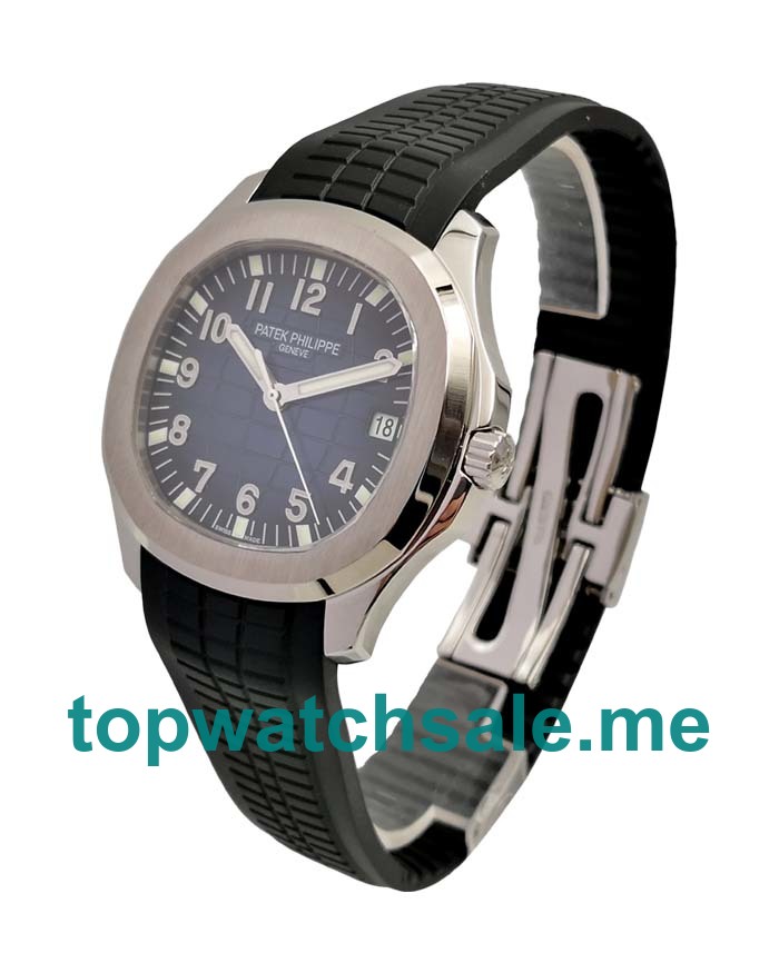 UK Blue Dials Steel Patek Philippe Aquanaut 5167A Replica Watches