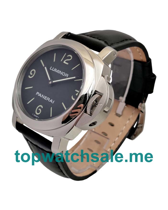 UK Black Dials Panerai Luminor Base PAM00002 44MM Replica Watches