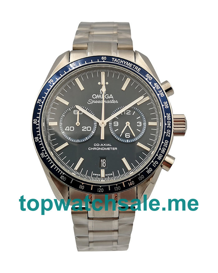 UK Blue Dials Titanium Omega Speedmaster Replica Moonwatches 311.90.44.51.03.001