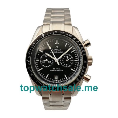 UK Black Dials Steel Omega Speedmaster Replica Moonwatches 311.30.44.51.01.002