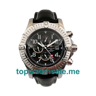 UK Black Dials Titanium Breitling Chrono Avenger E13360 Replica Watches