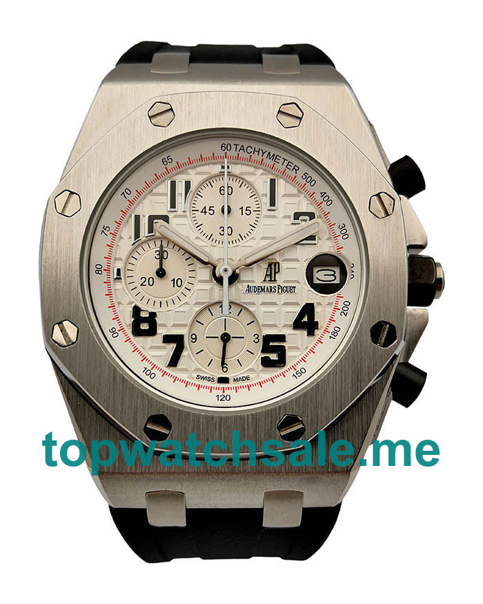 UK White Dials Fake Audemars Piguet Royal Oak Offshore 26020ST.OO.D001IN.02.A Watches Online