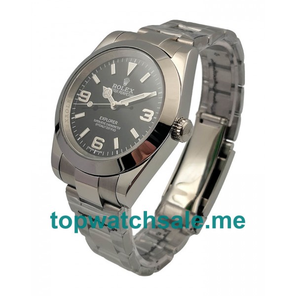 UK 40MM Steel Rolex Explorer 214270 Replica Watches