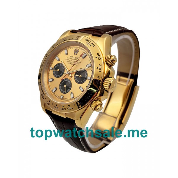 UK Champagne Dials Gold Rolex Daytona 116518 Replica Watches