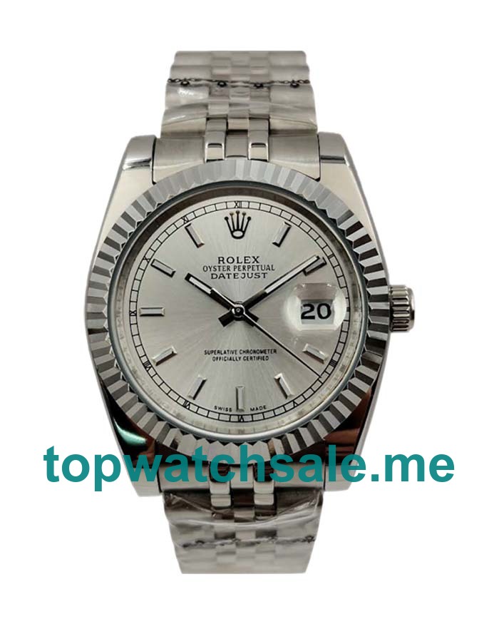 UK Ivory Dials Steel Rolex Datejust 116234 Replica Watches