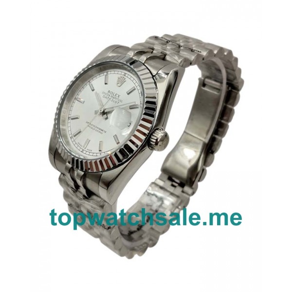 UK Ivory Dials Steel Rolex Datejust 116234 Replica Watches