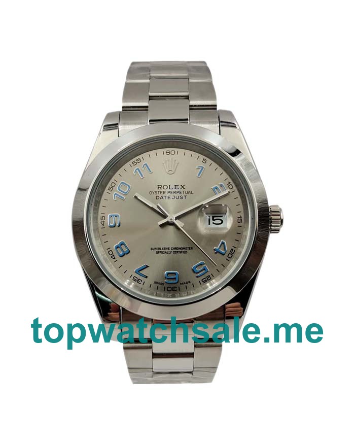 UK Silver Dials Steel Rolex Datejust II 116300 Replica Watches