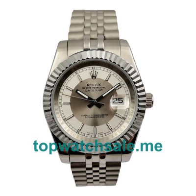 UK Silver Dials Steel Rolex Datejust 116234 Replica Watches