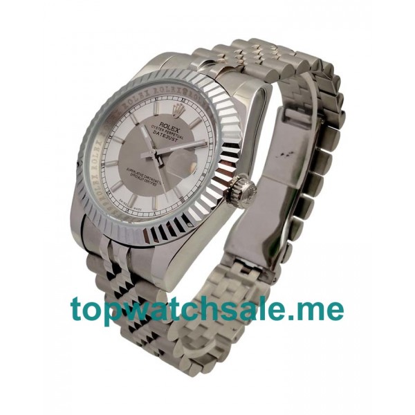 UK Silver Dials Steel Rolex Datejust 116234 Replica Watches