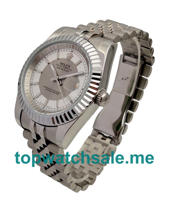 UK Silver Dials Steel Rolex Datejust 116234 Replica Watches