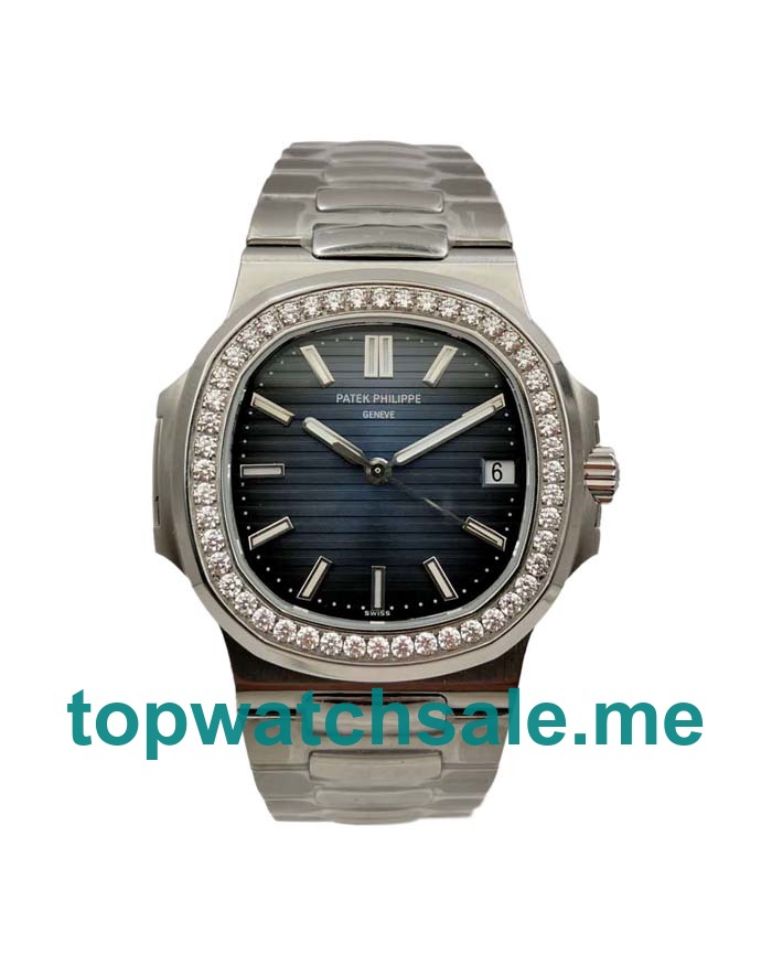 UK Blue Dials Steel Patek Philippe Nautilus 5713/1G-01 Replica Watches