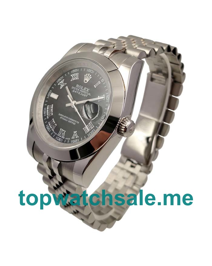 UK Black Dials Steel Rolex Datejust 116300 Replica Watches