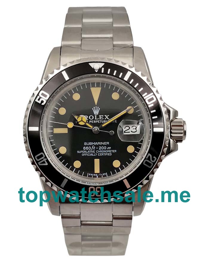 UK Black Dials Steel Rolex Submariner 1680 Replica Watches