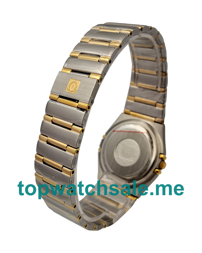 UK 36.5MM Omega Constellation 1212.30.00 Gold Bezels Replica Watches