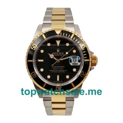 UK Black Dials Steel And Gold Rolex Submariner 116613 LN Replica Watches