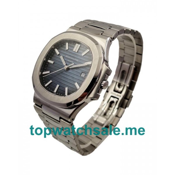 UK Blue Dials Steel Patek Philippe Nautilus 5711/1A Replica Watches