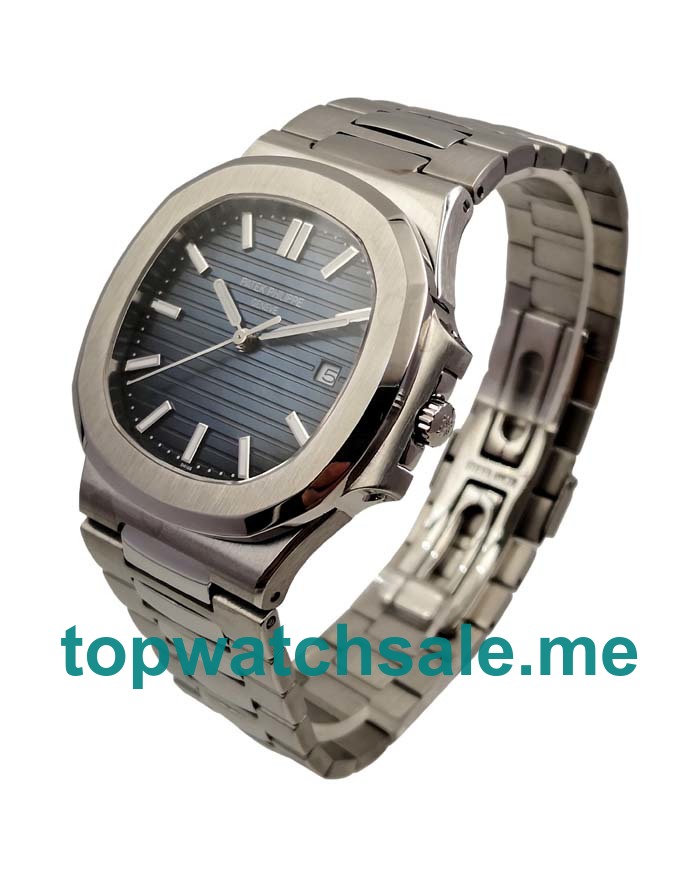 UK Blue Dials Steel Patek Philippe Nautilus 5711/1A Replica Watches