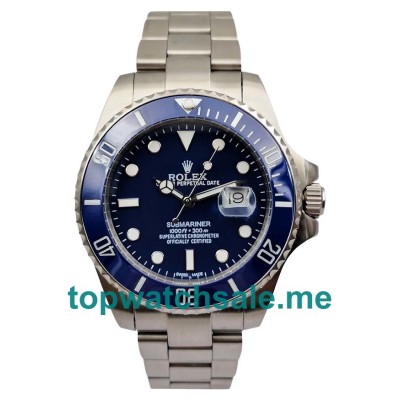 UK Blue Dials Steel Rolex Submariner 116619 LB Replica Watches