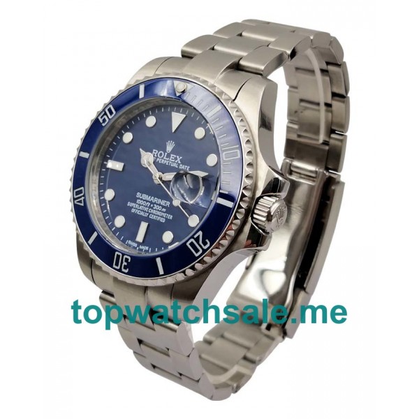 UK Blue Dials Steel Rolex Submariner 116619 LB Replica Watches