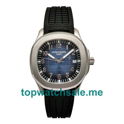 UK Blue Dials Steel Patek Philippe Aquanaut 5168G Replica Watches