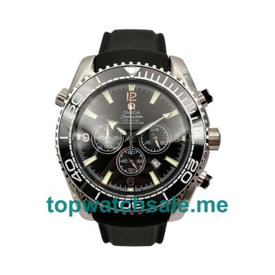 UK Black Dials Steel Omega Seamaster Planet Ocean Chrono 2210.52.00 Replica Watches