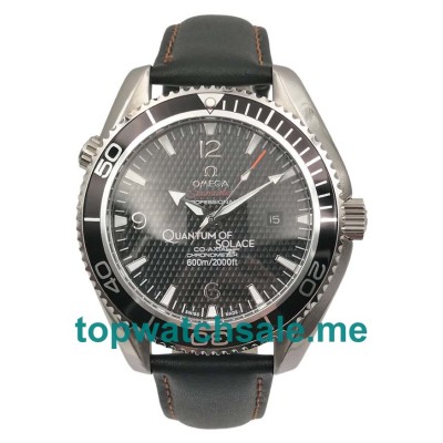 UK Black Dials Steel Omega Seamaster Planet Ocean 222.30.46.20.01.001 Replica Watches