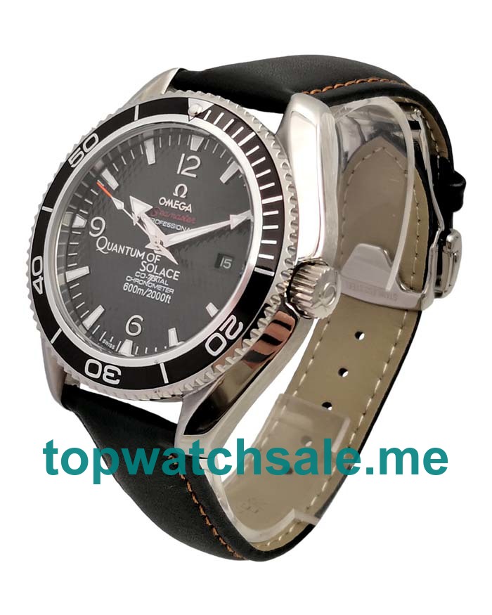 UK Black Dials Steel Omega Seamaster Planet Ocean 222.30.46.20.01.001 Replica Watches