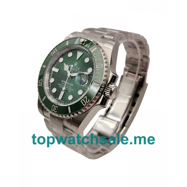 UK Green Dials Steel Rolex Submariner Date 116610LV 2018 N V9S Replica Watches