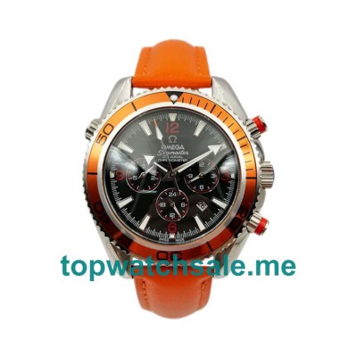 UK Black Dials Steel Omega Seamaster Planet Ocean Chrono 2918.50.82 Replica Watches