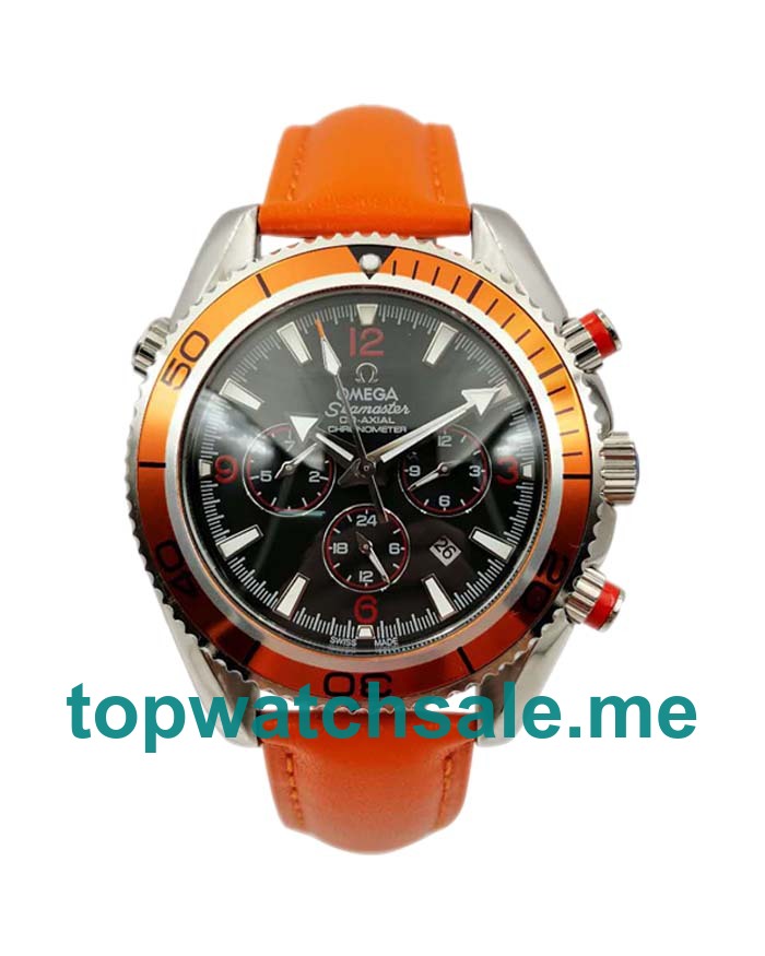 UK Black Dials Steel Omega Seamaster Planet Ocean Chrono 2918.50.82 Replica Watches