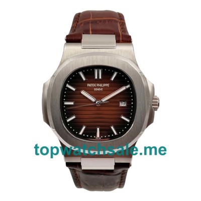 UK Brown Dials Steel Patek Philippe Nautilus 5711G Replica Watches