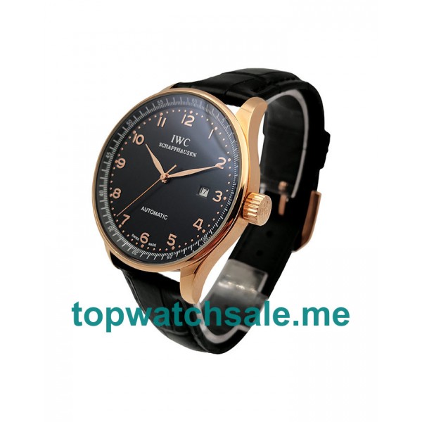 UK 18K Rose Gold Replica IWC Portofino 70654 Watches For Men