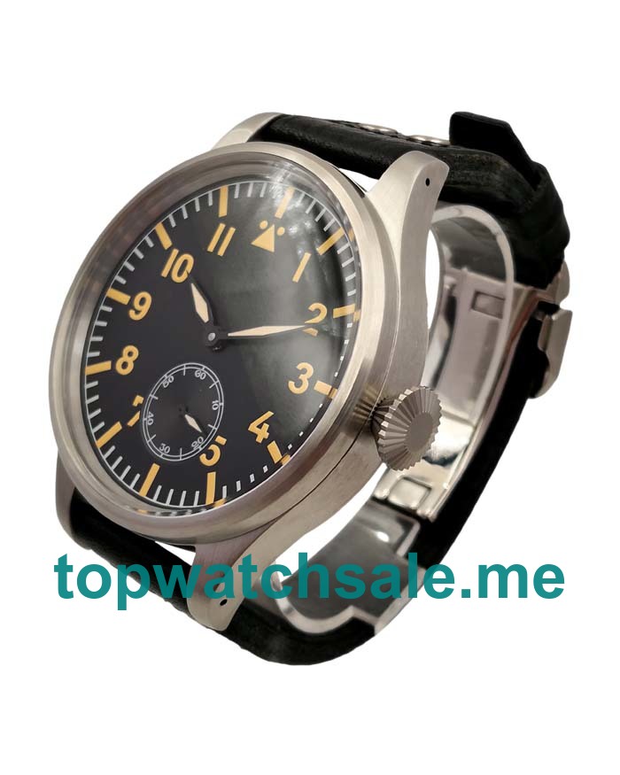 UK Black Dials Titanium IWC Big Pilots IW510401 Replica Watches