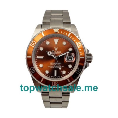 UK Brown Dials Steel Rolex Submariner 116610 Replica Watches