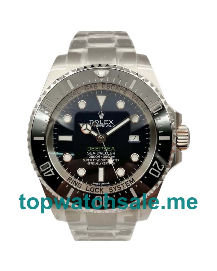 UK D-blue Dials Steel Rolex Sea-Dweller Deepsea 116660 V7 Replica Watches