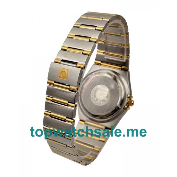 UK Champagne Dials Steel And Gold Omega Constellation 1202.15.00 Replica Watches