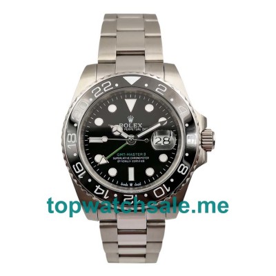 UK Black Dials Steel Rolex GMT-Master II 116710 LN Replica Watches