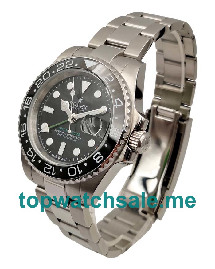 UK Black Dials Steel Rolex GMT-Master II 116710 LN Replica Watches