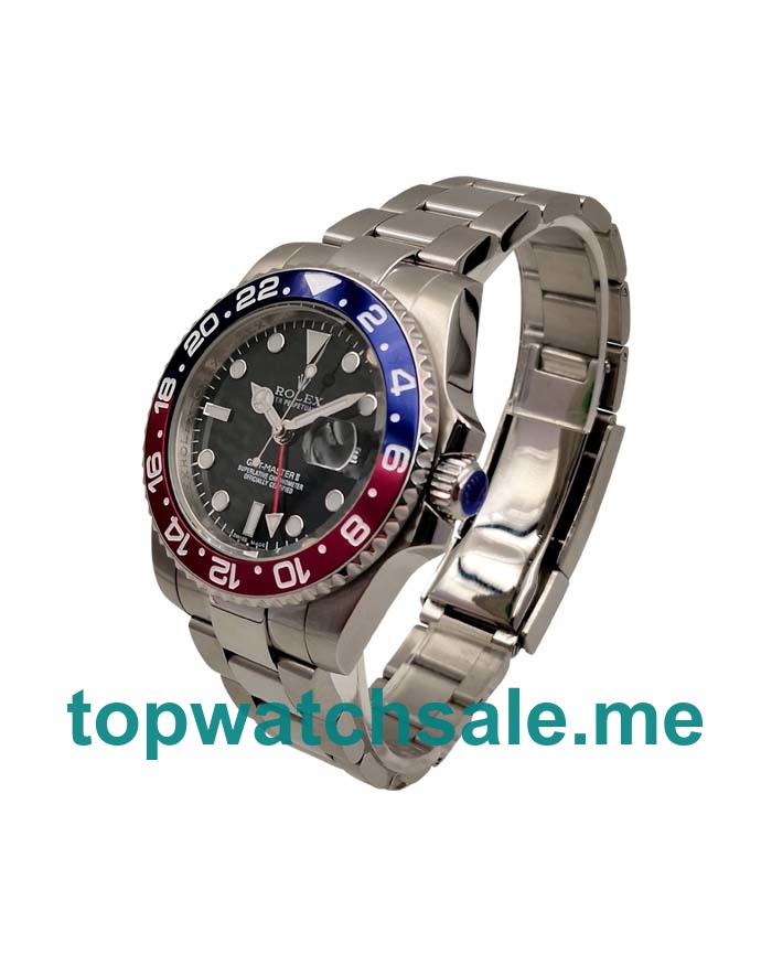 UK 40MM White Gold Rolex GMT-Master II 116719 BLRO Replica Watches