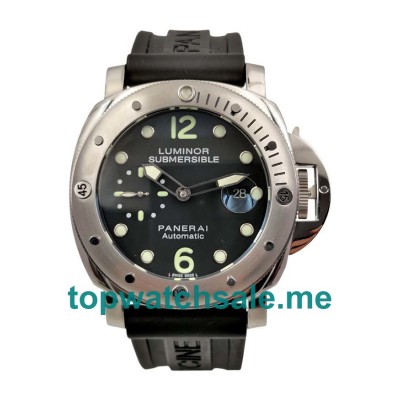 UK Black Dials Steel Panerai Submersible PAM00024 Replica Watches