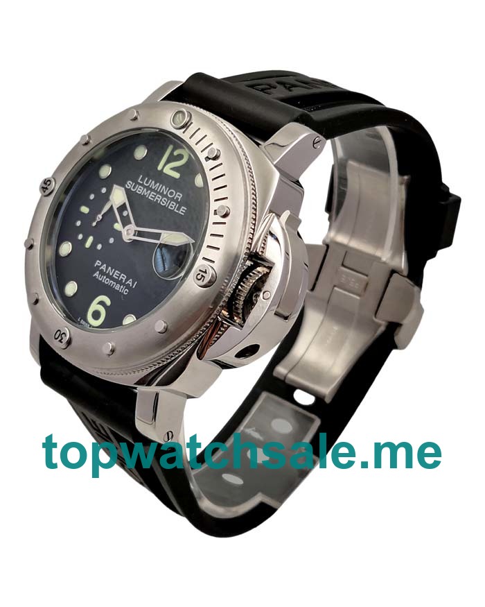 UK Black Dials Steel Panerai Submersible PAM00024 Replica Watches