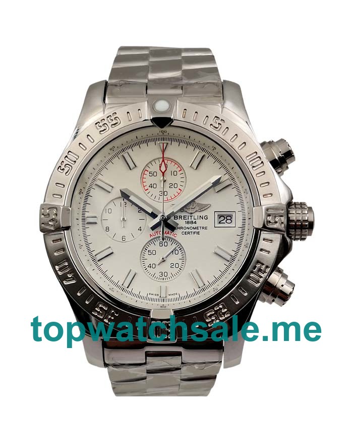 UK White Dials Steel Breitling Avenger A13380 Replica Watches